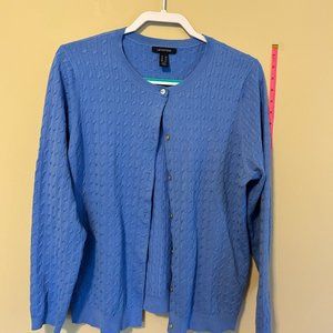 XL Lands End blue sweater